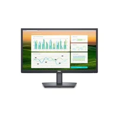 Image of Dell E2222HS 21.5 Inch Full HD (1920x1080) Monitor, 60Hz, VA, 5ms, Height Adjust, Built in Speakers, DisplayPort, HDMI, VGA, 3 Year Warranty, Black