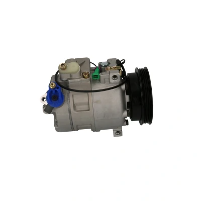 Image of 8D0260805P, 8D0260805Q, 8D0260805R AC Compressor BOSCH 1 986 AD1 021 12V PAG 46 R134a with mounting manual, seal ring AUDI: A4 B6 Saloon