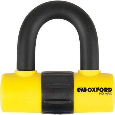 Image of Oxford HD Max Orange High Security Motorcycle Steel Disc Lock LK312