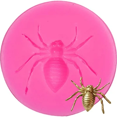 Image of 3d Spider Silicone Mold Fondant Molds Birthday Party Cake Decorating Tools Kitchen Baking Chocolate Candy Clay Moulds