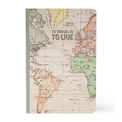 Image of Legami White Paper Notebook, A5, Medium, 14.2 x 21 cm, Paper, 80 Pages, Singer Stitch Binding