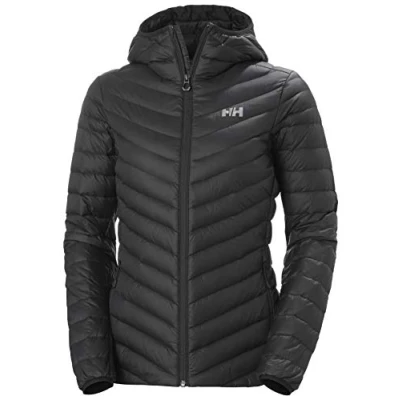 Image of Helly Hansen Women&#039;s Verglas Hooded Down Jacket, Black, Large