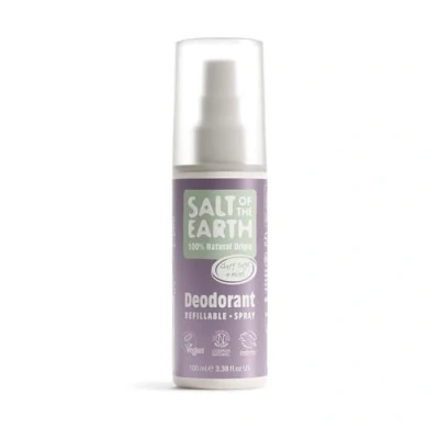 Image of Salt of the Earth Refillable Natural Deodorant Spray Vegan &amp; Cruelty Free Certified 100% Origin Ingredients Suitable for Men, Women Kids Clary Sage Mint 100ml