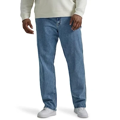Image of Lee Men&#039;s Big &amp; Tall Legendary Workwear Carpenter Jeans, Solo, 44 W/30 L
