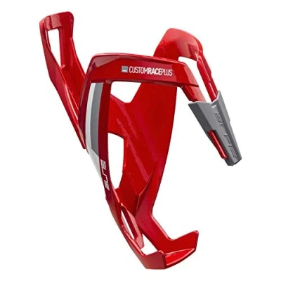Image of Elite Custom Race Plus Bottle Cage, red/White