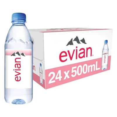 Image of Evian Prestige Still Mineral Water, 24 x 0.5 Litre
