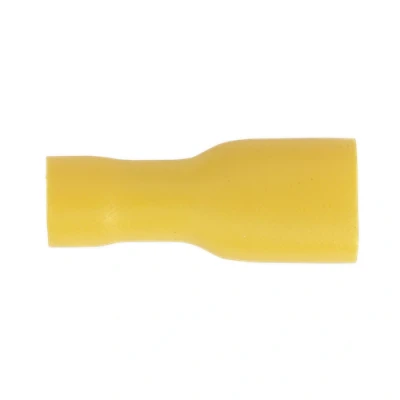 Image of Sealey Fully Insulated Terminal 6.3mm Female Yellow Pack of 100