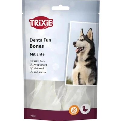 Image of Trixie Denta Fun Chewing Bone with Duck Filling, 70 g