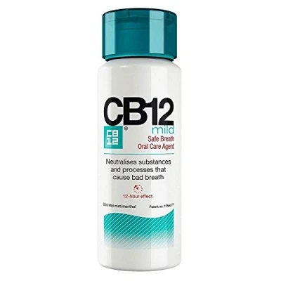 Image of CB12 Mild Mint Menthol Mouthwash (250ml) Pack of 2