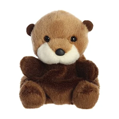Image of AURORA 33683, Palm pals Selena Sea Otter 5in, Soft Toy, Brown,Medium, 5In