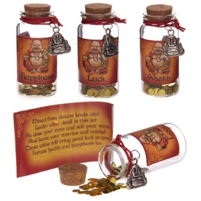 Image of Novelty Lucky Buddha Wishing Jar