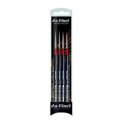 Image of DA VINCI Brush Set, Synthetic, Black