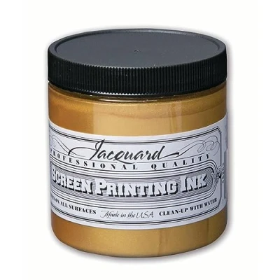 Image of Jacquard Professional Water Based Screen Printing Ink 8oz Solar Gold