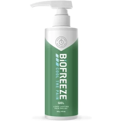 Image of Biofreeze Pain Relieving Gel, 473ml, Relief Cooling Muscle Relief, Joint Pain, Back Fast Acting Longer Lasting, Freeze Sprays, and Fever