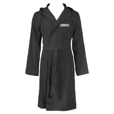 Image of arena Zeppelin Light Men&#039;s and Women&#039;s Cotton Bathrobe, Bathrobe with Hood Pockets, Unisex Terrycloth Comfortable Lightweight