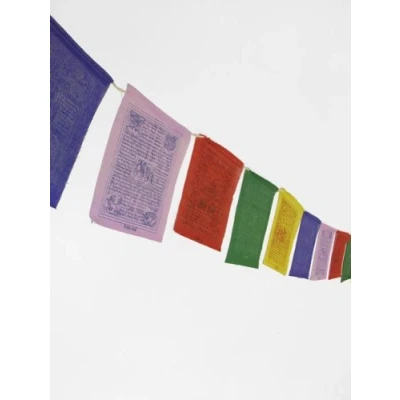 Image of Medium Sized Tibet Tibetan Prayer Flags Hand Made in Nepal