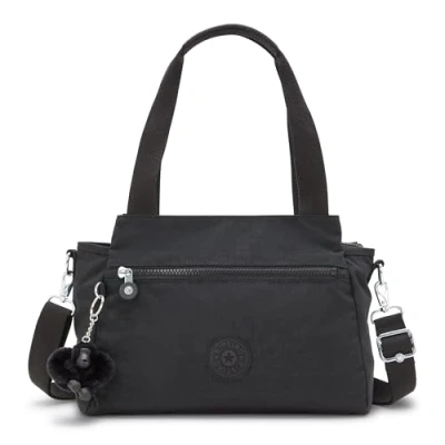 Image of Kipling Women&#039;s Elysia Handbag, Black Noir, Medium