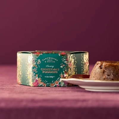 Image of Cartwright &amp; Butler Merry Christmas Pudding in Carton 120g