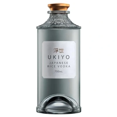 Image of UKIYO Rice Traditional Japanese Craft Small Batch Vodka Awamori Long Grain Spirit Soft, Sweet, Floral 40 Percent ABV 70 cl