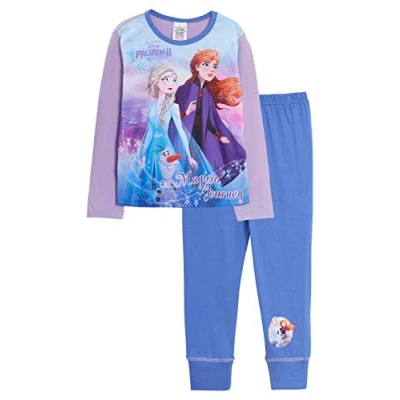 Image of Disney Girls Frozen 2 Pyjamas Magical Journey 7 8 Years