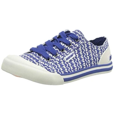Image of Rocket Dog Women&#039;s Jazzin Walking Shoe, Blue Dark, 3 UK