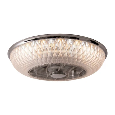 Image of Viento Dimmable LED Ceiling Fan Clear/Transparent 3000 6000K Remote Control
