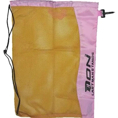 Image of ND Swimming Mesh Bag Poolside Swimmers Swim Equipment Nylon (Yellow/Pink)