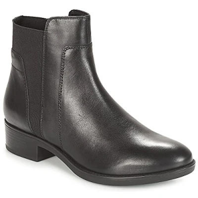 Image of Geox Women&#039;s D Felicity F Ankle Boots, Black, 8 UK