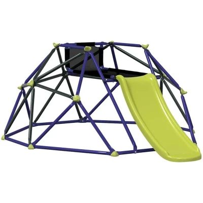 Image of vidaXL Climbing Dome with Slide for Kids 3 10 Years 247 cm 200 kg