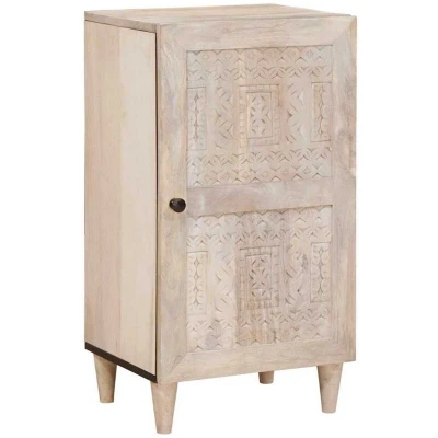 Image of vidaXL Sideboard White 33.5 x 40 75 cm