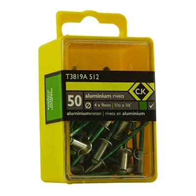 Image of C.K Pop Rivets Aluminium 3.8x9mm Box of 50