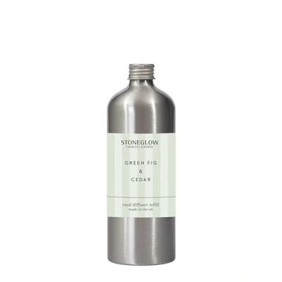 Image of Stoneglow Modern Classics Collection Green Fig &amp; Cedar 500ml Scented Reed Diffuser Refill