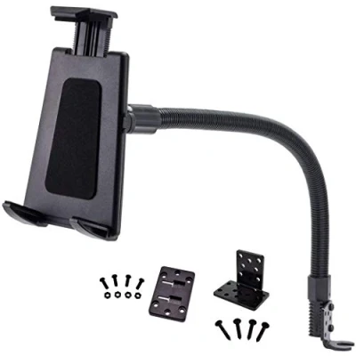 Image of ARKON Tablet Seat Rail or Floor Car Truck Mount with Gooseneck for iPad Pro Air 2 Retail Black