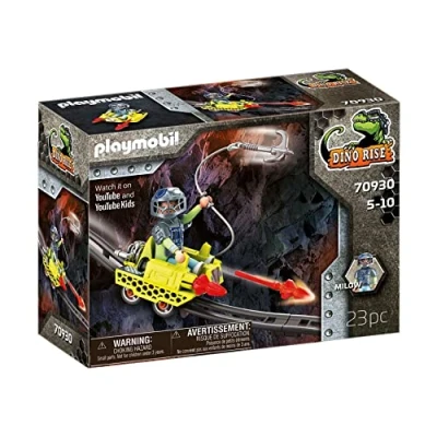 Image of Playmobil 70930 Dino Rise Mine Cruiser, Jurassic Dinosaur Toy, Fun Imaginative Role Play, PlaySets Suitable for Children Ages 5+