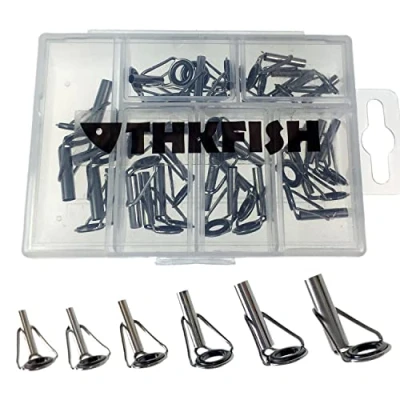 Image of QualyQualy Fishing Rod Tips Repair Kit Ceramic Ring Rebuilding Spinning Casting Eyes Replacement 3.0mm 4.5mm 30pcs