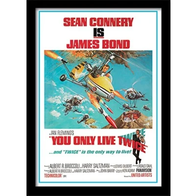 Image of Pyramid International James Bond You Only Live Twice One Sheet, Framed Print