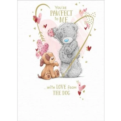 Image of Me To You Bear From The Dog Valentine&#039;s Day Card