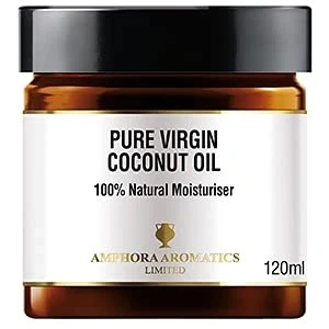 Image of Amphora Aromatics Virgin Coconut Oil Moisturiser 120ml. Single