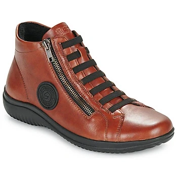 Image of Remonte FILARMO women&#039;s Shoes (High top Trainers) in Red
