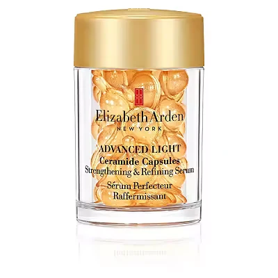 Image of Elizabeth Arden Advanced Light Ceramide Capsules Strengthening &amp; Refining Serum (30 pcs) Anti Ageing Skincare to Nourish Restore Skin, for Day Night