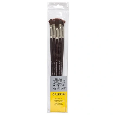 Image of Winsor &amp; Newton &quot;Galeria Brush Long Handle (Pack of 5)