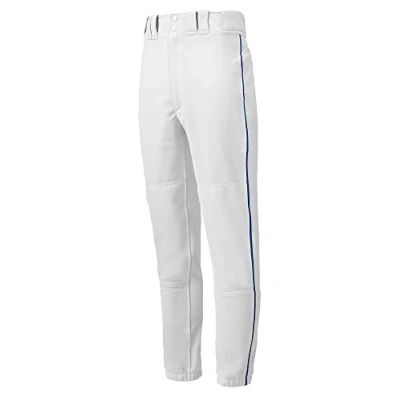 Image of Mizuno Premier Piped 350148.0052.08.XXL Men&#039;s Baseball Trousers White Royal XX Large