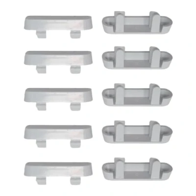 Image of fiXte 10 x Window Drainage Cover Caps Weep Hole Covers for UPVC Windows RAL 9010 White