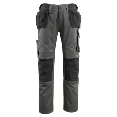Image of Mascot 14031 203 1809 82C42 Size L82cm/C42&quot;Bremen&quot; Craftsmen&#039;s Trousers Dark Anthracite/Black
