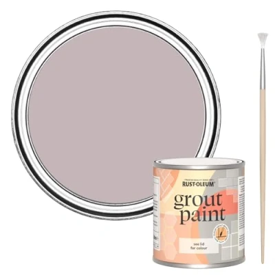 Image of Rust Oleum Purple Ultra Durable Grout Paint Lilac Wine 250ml