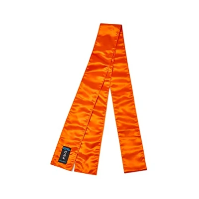 Image of Playwell Martial Arts Grading Satin Kung Fu Sash Orange