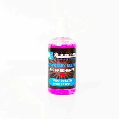 Image of Glimmermann Products Raspberry Ruffle Air Freshener Long Lasting Spray Odour Eliminator Mist Car Valeting (250ml)
