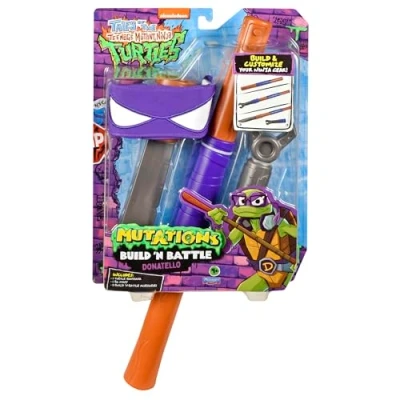 Image of Tales of Teenage Mutant Ninja Turtles: Build N Battle Donatello Bo Staff. Reveal Playset. Create Countless Combinations!