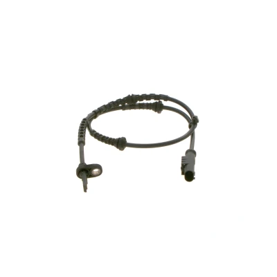 Image of 51713211, 51791153 ABS Sensor BOSCH 0 265 008 005 with cable Hall 736mm FIAT: Panda II Hatchback
