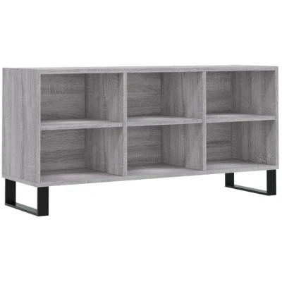 Image of TV Cabinet Grey Sonoma 103.5x30x50 cm Engineered Wood vidaXL